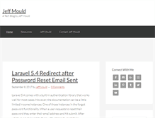Tablet Screenshot of jeffmould.com